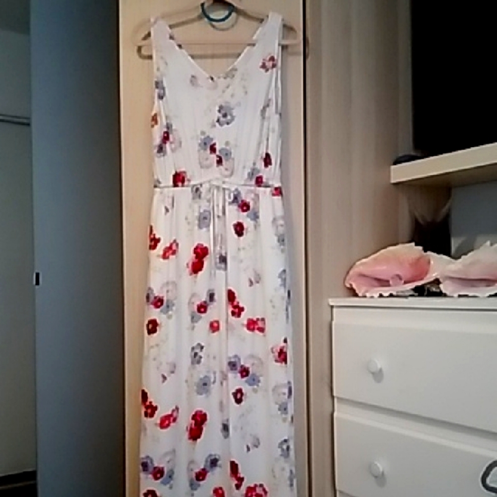Lucky Brand Floral Maxi Dress Sz M/L